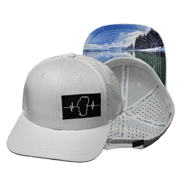 Tahoe Hat, Baseball Hat, Snapback Hat, White, Mens Hat, Womens Hat, Main Picture