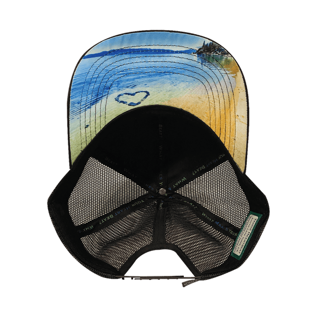 Tahoe Hat, Baseball Hat, Snapback Hat, Suede, Black, Bliss, Mens Hat, Womens Hat, Underbill Picture