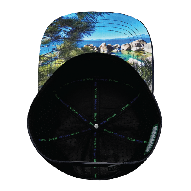 Tahoe Hat, Flat Bill, Snapback Hat, Navy, Gray, Black, Mens Hat, Womens Hat, Underbill Picture