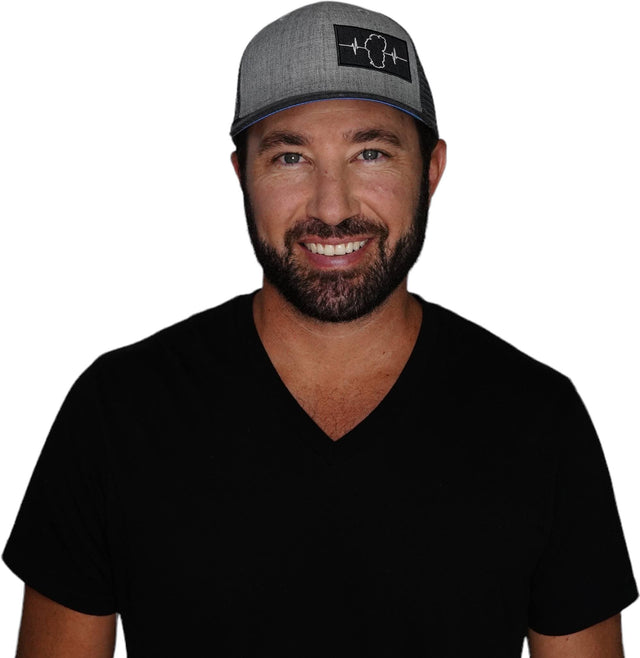 Tahoe Hat, Low Profile, Snapback Hat, Gray, Black, Mens Hat, Womens Hat, Man In Hat Picture