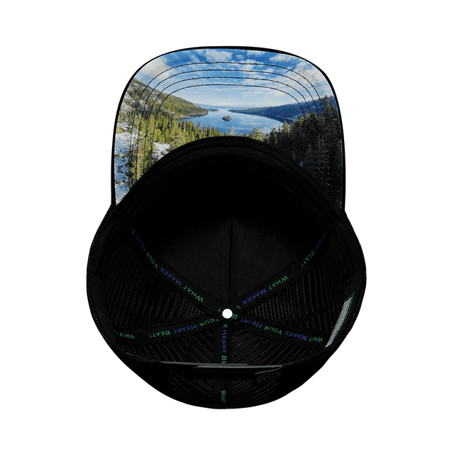 Hat, Trucker Hat, Snapback Hat, Quilted Velvet, Black, Mens Hat, Womens Hat, Underbill Picture