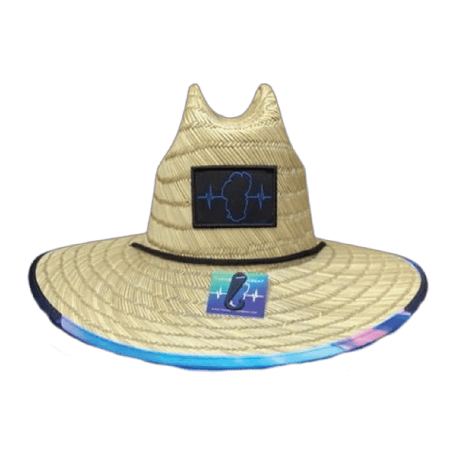 Tahoe Straw, Sun Hat, Emerald Bay Day, Mens Straw Hat, Womens Straw Hat, Front Picture