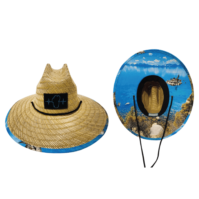 Tahoe Straw, Sun Hat, Glass, Mens Straw Hat, Womens Straw Hat, Main Picture