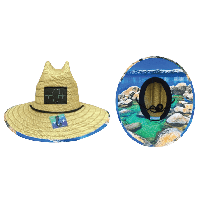 Tahoe Straw, Sun Hat, Sand Harbor, Mens Straw Hat, Womens Straw Hat, Main Picture