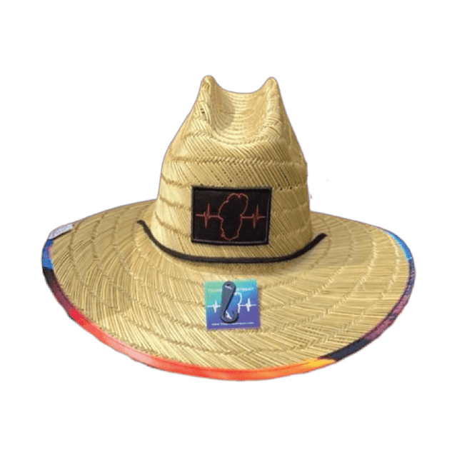 Tahoe Straw, Sun Hat, Sunset, Mens Straw Hat, Womens Straw Hat, Front Picture