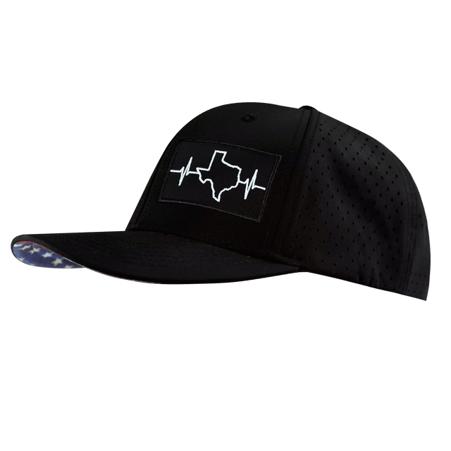 Texas Hat, Baseball Hat, Snapback Hat, Black, Mens Hat, Womens Hat, Side Picture
