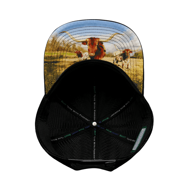 Texas Hat, Baseball Hat, Snapback Hat, Black Camo, Black, Mens Hat, Womens Hat, Underbill Picture