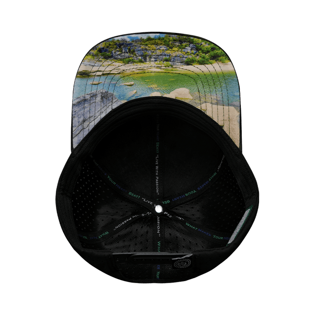 Texas Hat, Baseball Hat, Snapback Hat, Green Camo, Black, Mens Hat, Womens Hat, Underbill Picture