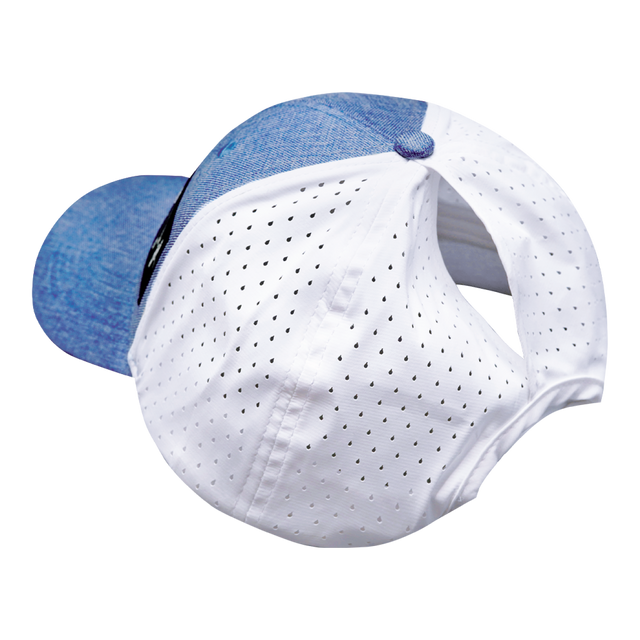 Texas Hat, Low Profile, Ponytail Hat, Snapback Hat, Light Blue, White, Mens Hat, Womens Hat, Ponytail Hole Picture