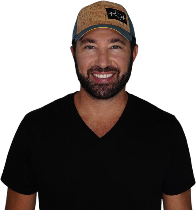 Texas Hat, Low Profile, Snapback Hat, Cork, Teal, Mens Hat, Womens Hat, Man In Hat Picture