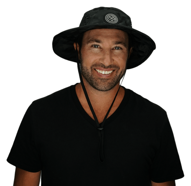 THB Boonie, Sun Hat, Black Camo, Mens Boonie, Womens Boonie, Man In Boonie Hat Picture