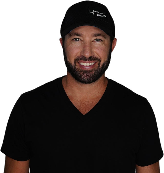 Virgin Islands Hat, Athletiic Fit, Airmesh, Snapback Hat, Black, Mens Hat, Womens Hat, Man In Hat Picture