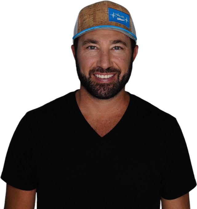 Virgin Islands Hat, Baseball Hat, Snapback Hat, Cork, Teal, Gray, Mens Hat, Womens Hat, Man In Hat Picture