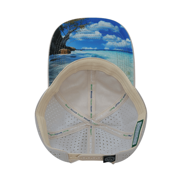 Virgin Islands Hat, Dad Hat, Snapback, Light Gray, Mens Hat, Womens Hat, Underbill Picture