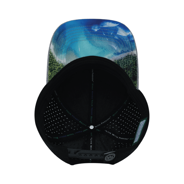 Virgin Islands Hat, Low Profile, Snapback Hat, Heather Gray, Black, Mens Hat, Womens Hat, Underbill Picture