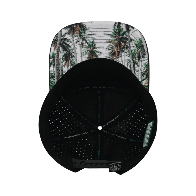 Virgin Islands Hat, Flat Bill, Snapback Hat, Green Camo, Black, Mens Hat, Womens Hat, Underbill Picture