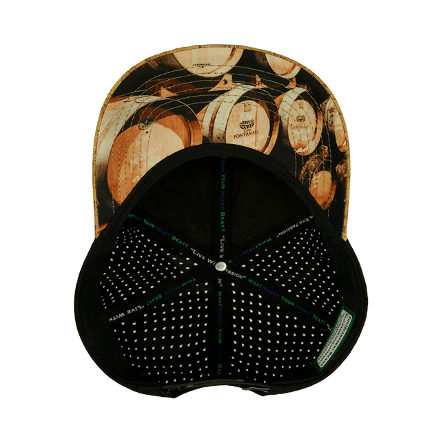 Wine Hat, Baseball Hat, Snapback Hat, Cork, Black, Mens Hat, Womens Hat, Underbill Picture