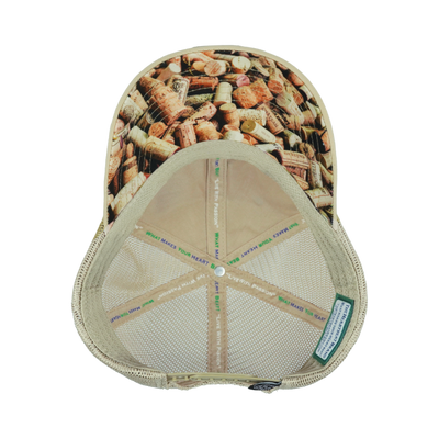 Wine Hat, Dad Hat, Snapback, Cork, Cream, Mens Hat, Womens Hat, Underbill Picture