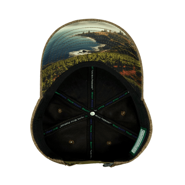 Wine Hat, Low Profile, Snapback Hat, Cork, Light Brown Hemp, Mens Hat, Womens Hat, Underbill Picture