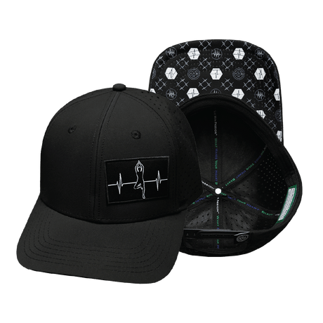 Yoga Hat, Baseball Hat, Snapback Hat, Black, Mens Hat, Womens Hat, Main Picture
