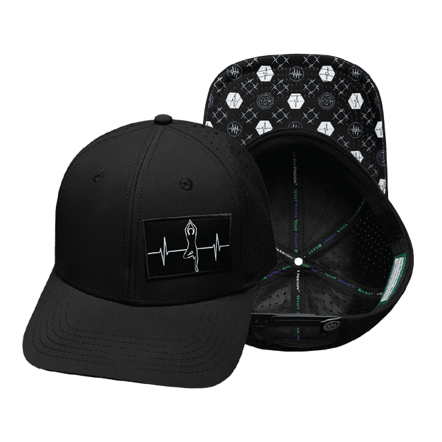Yoga Hat, Baseball Hat, Snapback Hat, Black, Mens Hat, Womens Hat, Main Picture