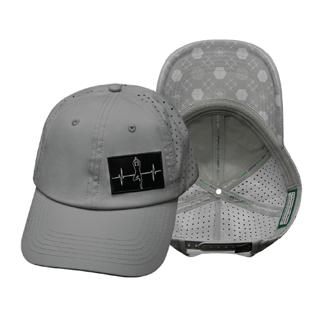 Yoga Hat, Dad Hat, Ponytail, Snapback, Gray, Mens Hat, Womens Hat, Main Picture
