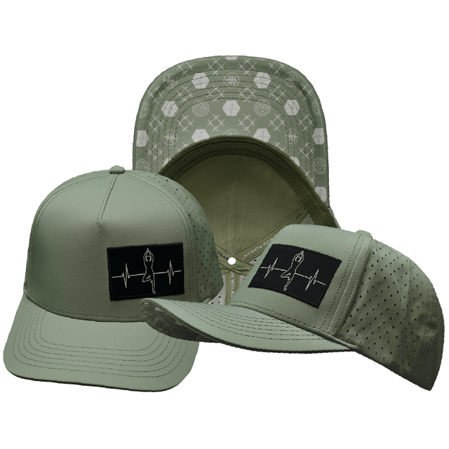 Yoga Hat, Trucker Hat, Snapback Hat, Sage, Mens Hat, Womens Hat, Main Picture