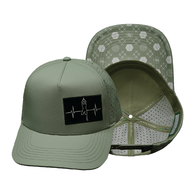 Yoga Hat, Trucker Hat, Snapback Hat, Sage, Mens Hat, Womens Hat, Main Picture