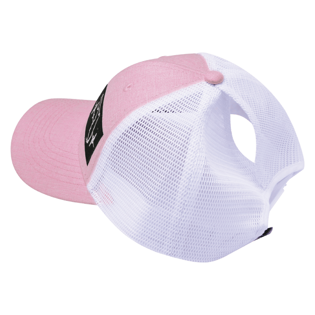 Youth Florida Hat, Low Profile, Ponytail, Snapback Hat, Pink, White, Mens Hat, Womens Hat, Ponytail Hole Picture