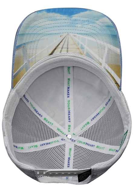Youth Florida Hat, Low Profile, Snapback Hat, Light Blue, White, Mens Hat, Womens Hat, Underbill Picture