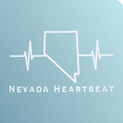 Nevada Sticker — Vinyl, White