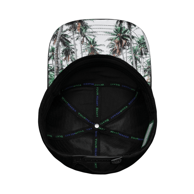 Virgin Islands Hat - Flat Bill - Green Camo / Black - Jersey Mesh