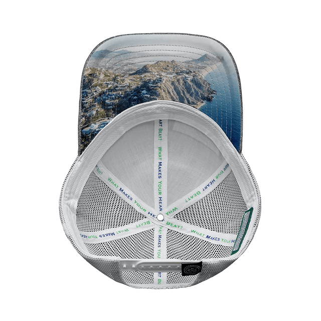 Cabo Hat, Low Profile, Snapback Hat, Gray, White, Mens Hat, Womens Hat, Underbill Picture