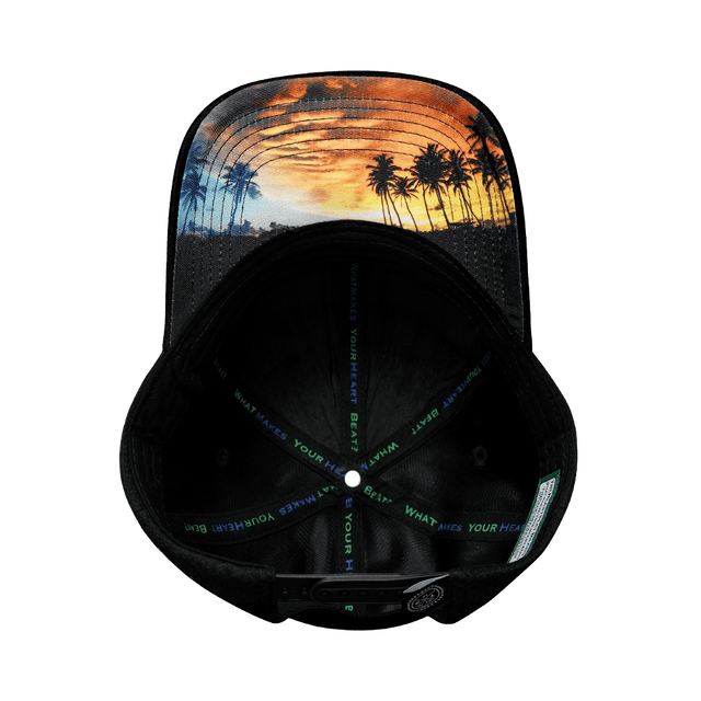 Florida Hat, Athletiic Fit, Airmesh, Snapback Hat, Black, Mens Hat, Womens Hat, Underbill Picture