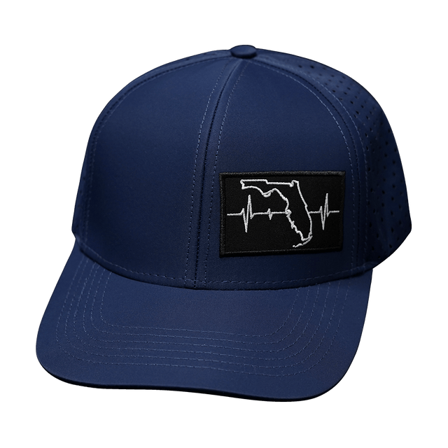 Florida Hat, Baseball Hat, Snapback Hat, Dark Blue, Mens Hat, Womens Hat, Front Picture