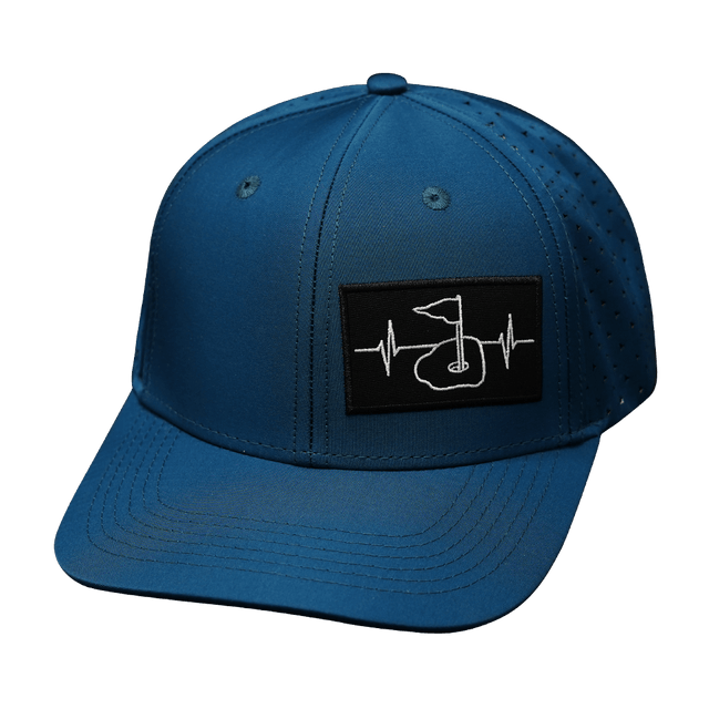 Golf Hat, Baseball Hat, Snapback Hat, Dark Teal, Mens Hat, Womens Hat, Front Picture