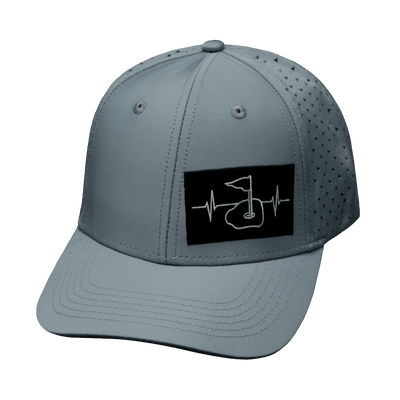 Golf Hat — Low Profile, Blue Ice (No Photo), Laser Mesh