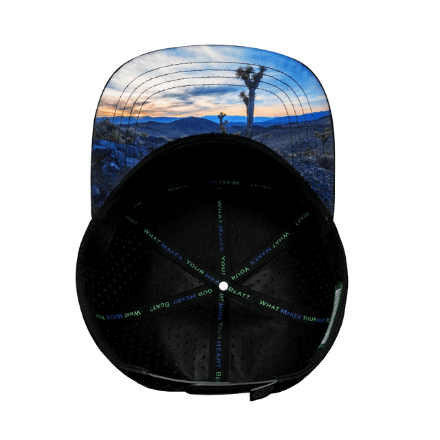 Nevada Hat, Flat Bill, Snapback Hat, Black, White, Navy, Mens Hat, Womens Hat, Underbill Picture