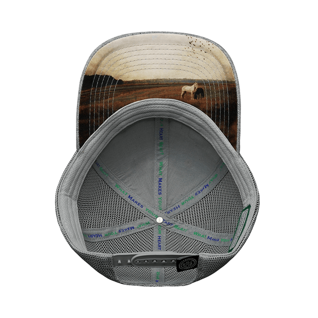 Nevada Hat, Low Profile, Snapback Hat, Cork, Heather Gray, Gray, Mens Hat, Womens Hat, Underbill Picture