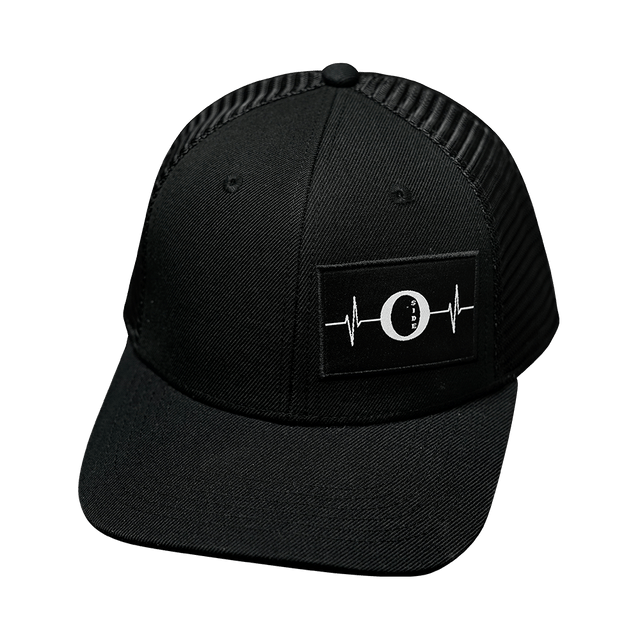 Oceanside Hat, Baseball Hat, Snapback Hat, Black, Mens Hat, Womens Hat, Front Picture