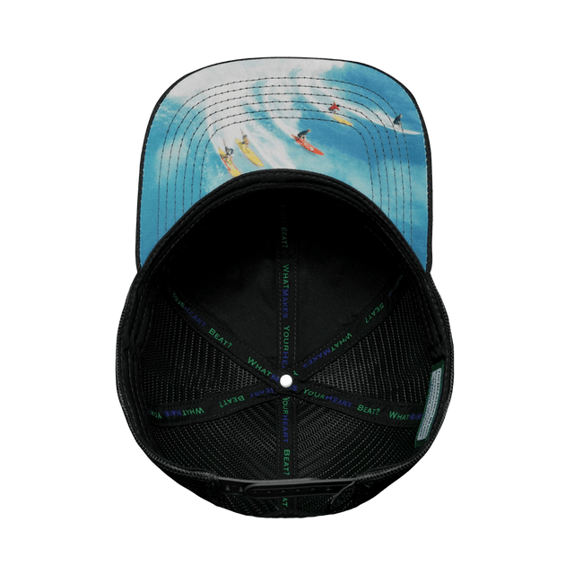 Surf Hat, Baseball Hat, Snapback Hat, Cork, Charcoal Gray, Mens Hat, Womens Hat, Underbill Picture