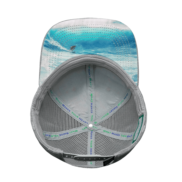 Surf Hat, Baseball Hat, Snapback Hat, Cork, Heather Gray, Gray, Mens Hat, Womens Hat, Underbill Picture