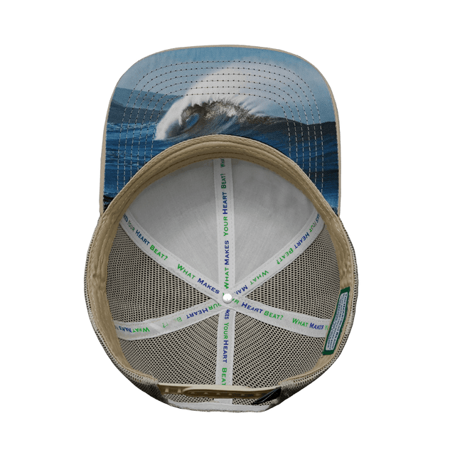 Surf Hat, Baseball Hat, Snapback Hat, Cream, Gray, Mens Hat, Womens Hat, Underbill Picture