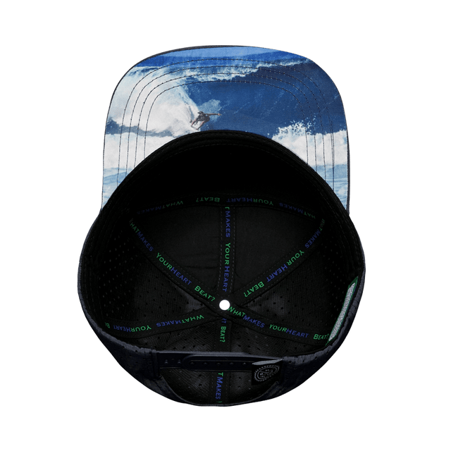 Surf Hat, Flat Bill, Snapback Hat, Navy, Gray, Black, Mens Hat, Womens Hat, Underbill Picture