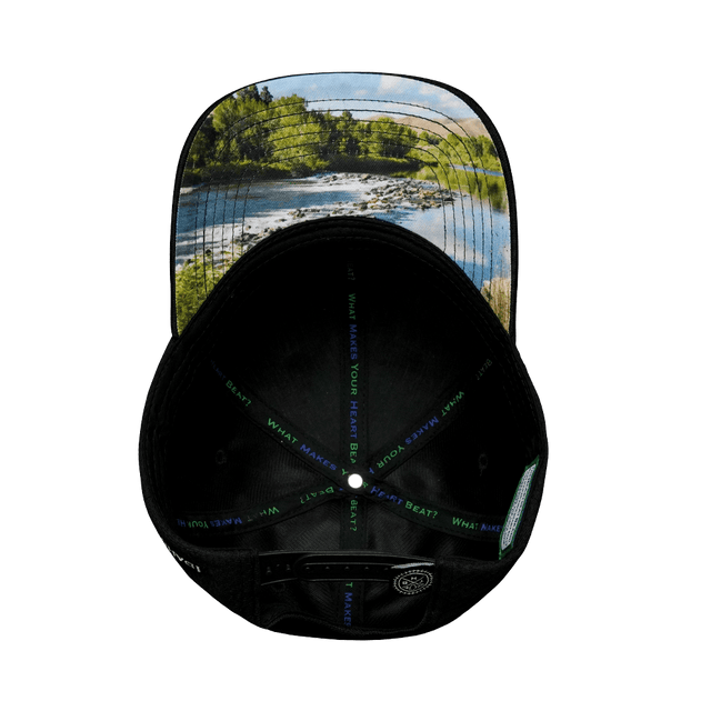 Surf Hat, Trucker Hat, Snapback Hat, Black, Mens Hat, Womens Hat, Underbill Picture