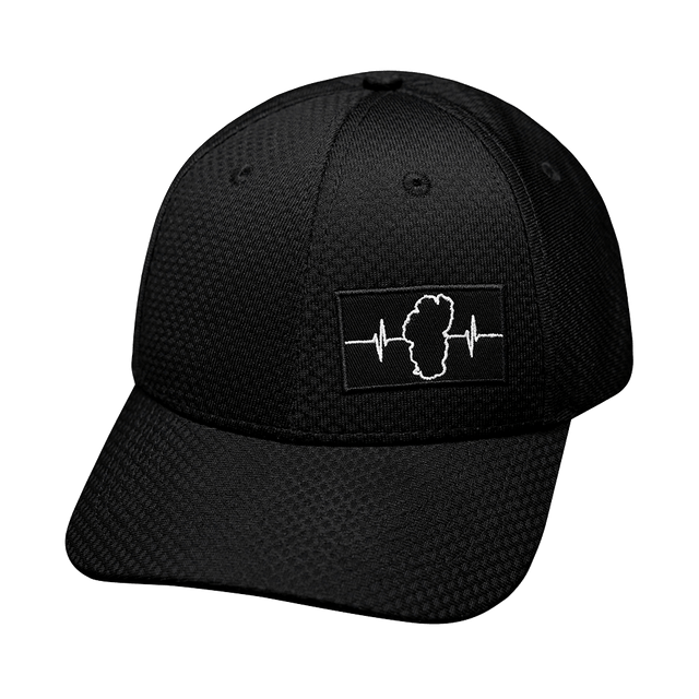 Tahoe Hat, Athletiic Fit, Airmesh, Snapback Hat, Black, Mens Hat, Womens Hat, Front Picture