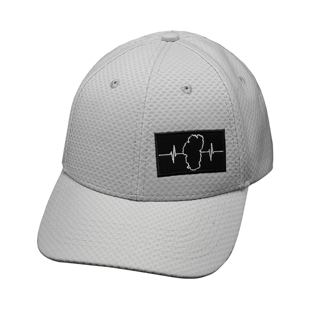 Tahoe Hat, Athletiic Fit, Airmesh, Snapback Hat, Gray, Mens Hat, Womens Hat, Front Picture