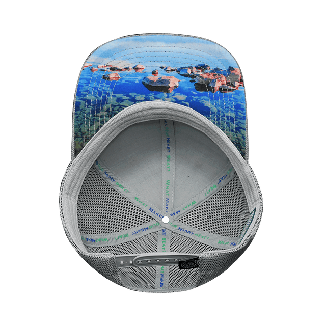 Tahoe Hat, Baseball Hat, Snapback Hat, Cork, Heather Gray, Gray, Mens Hat, Womens Hat, Underbill Picture