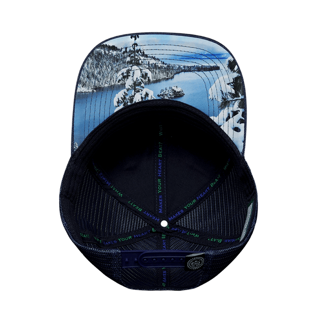 Tahoe Hat, Baseball Hat, Snapback Hat, Cork, Navy, Mens Hat, Womens Hat, Underbill Picture