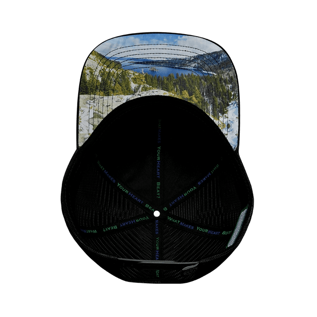 Tahoe Hat, Baseball Hat, Snapback Hat, Black Camo, Black, Mens Hat, Womens Hat, Underbill Picture